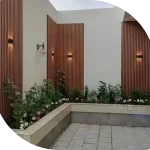 خدمة تصميم وتركيب احواض زرع خارجية اسمنتية مع بساتين الرياض