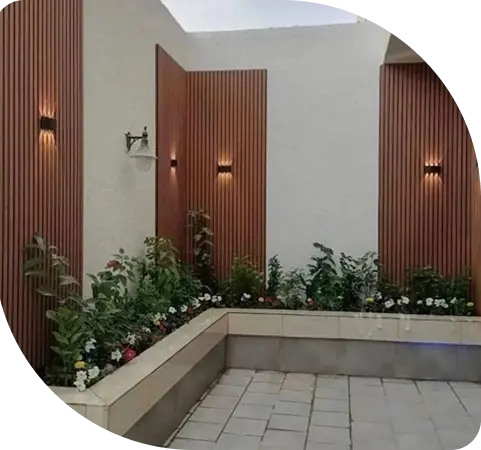 خدمة تصميم وتركيب احواض زرع خارجية اسمنتية مع بساتين الرياض