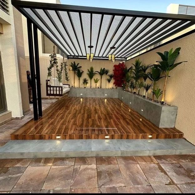 بساتين الرياض لتصميم وتركيب احواض زرع حجر