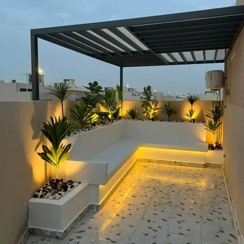 تركيب احواض زراعية في الحوش مع بساتين الرياض