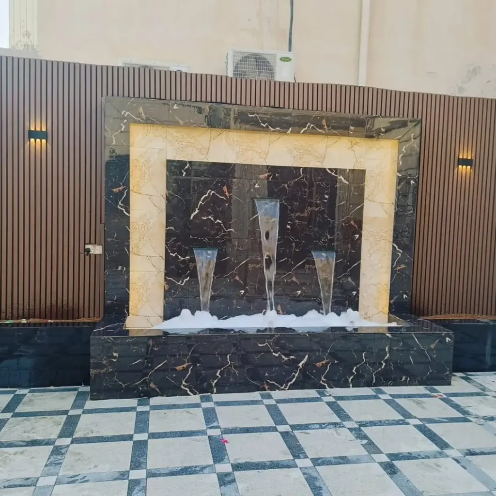 تصميم الشلالات والنوافير