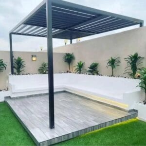 بساتين الرياض لتصميم وتركيب برجولات خشبية
